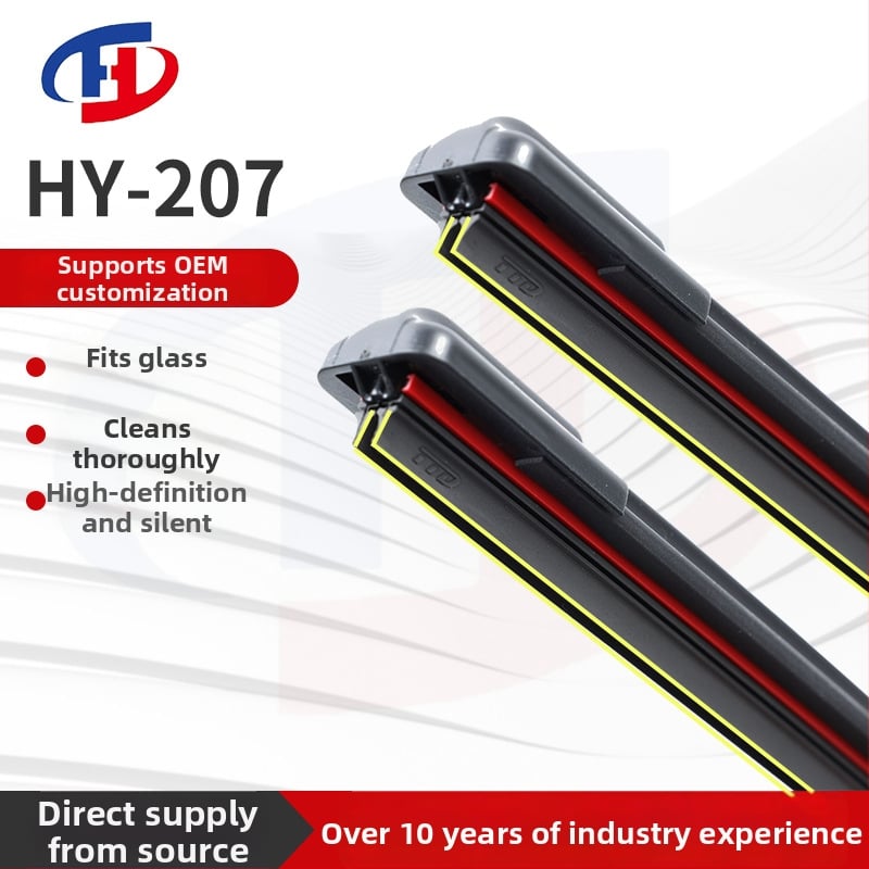 Bezrāmja tīrītājs, dubultgumijas josla (180° tīrīšanas leņķis, 24V, materiāls klases A, X6)