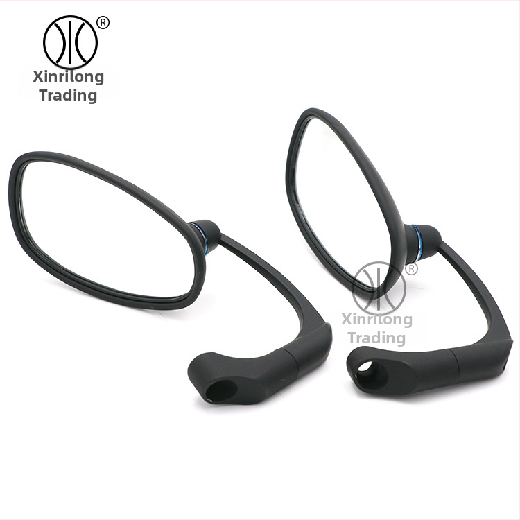 HP-J003 mootorratta tagurpidi peegel, lamepeegel, 12V, ABS+alumiiniumisulamist korpus, peegli klaas, sobib 8 mm või 10 mm roolile