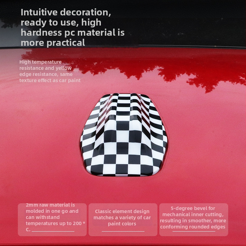 Carlway auto antenas vāciņš BMW Mini U25, dekoratīvs vāciņš ar līmēšanas uzstādīšanu, pielāgošana pieejama