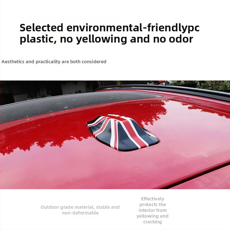 Carlway auto antenas vāciņš BMW Mini U25, dekoratīvs vāciņš ar līmēšanas uzstādīšanu, pielāgošana pieejama