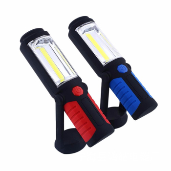 COB radna svjetiljka s jakim magnetom – LED 3W, ručno napajanje, 360° rotacija, za vanjske inspekcije i nužnu kamping rasvjetu