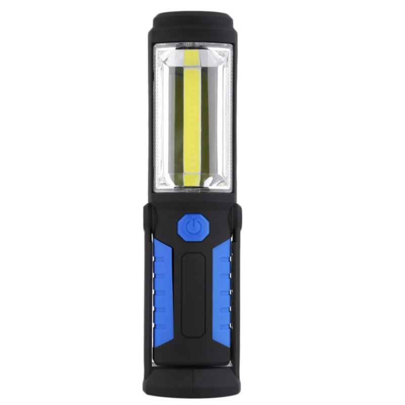 COB radna svjetiljka s jakim magnetom – LED 3W, ručno napajanje, 360° rotacija, za vanjske inspekcije i nužnu kamping rasvjetu