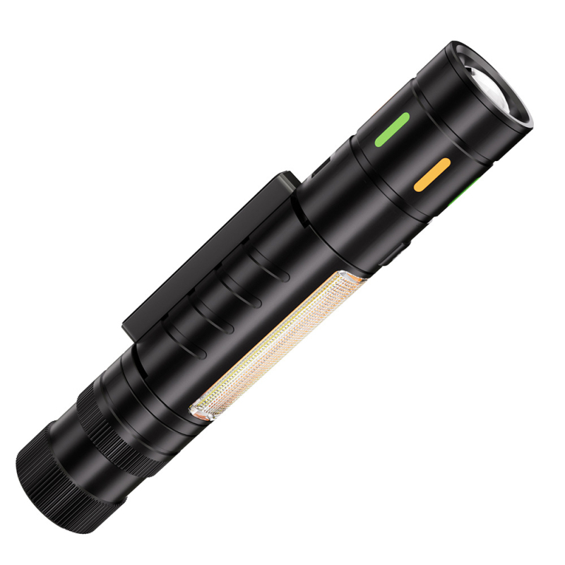 Višestruka automobilna LED svjetiljka s bijelim laserom + COB LED, 20W, 3000mAh, 350+ lm, domet 500m+, aluminijska legura, magnet, optički zum