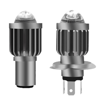 Spot LED pentru motocicletă cu lentilă, LED bicromatic, compatibil H4/H6 (12-80V, 30W, 1200LM)
