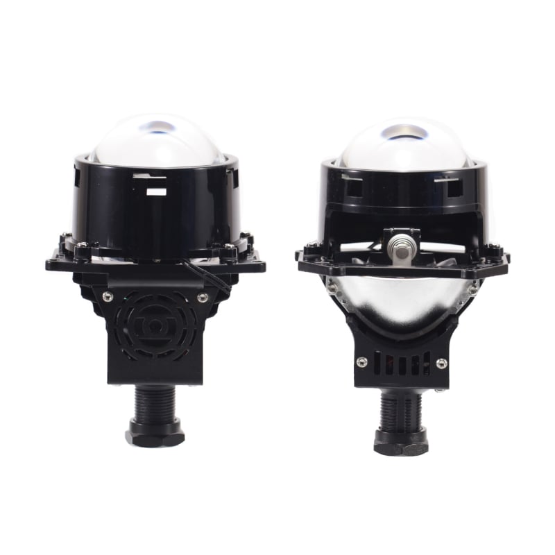 Far LED pentru motocicletă, cu lumină dublă, 55/65W, 12V, 5000-12000 lm, durată de viață 300000 h, model K5 lumină dublă