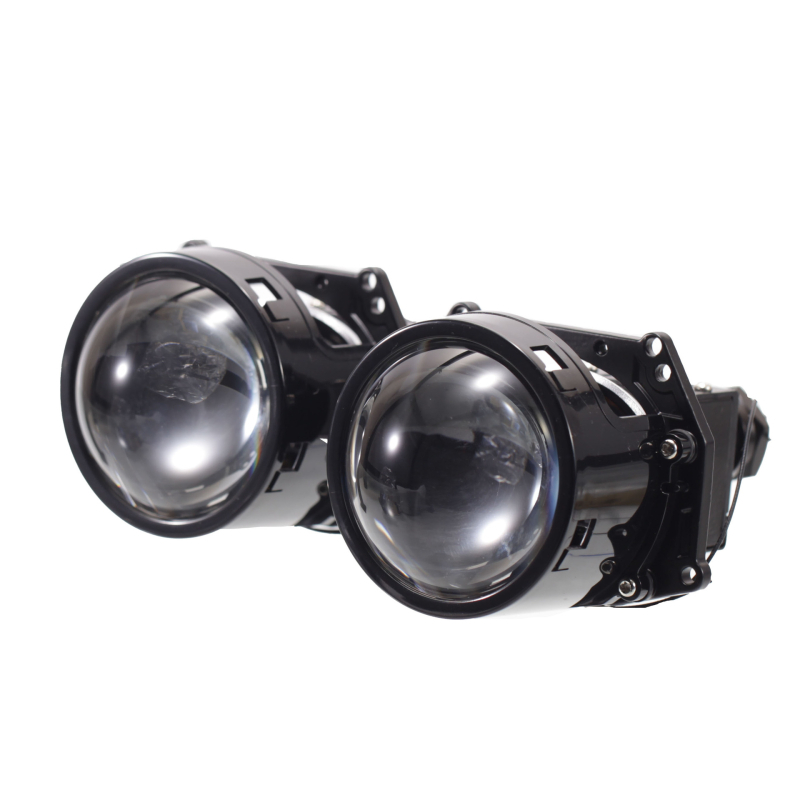 Far LED pentru motocicletă, cu lumină dublă, 55/65W, 12V, 5000-12000 lm, durată de viață 300000 h, model K5 lumină dublă