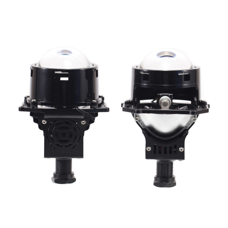 Far LED pentru motocicletă, cu lumină dublă, 55/65W, 12V, 5000-12000 lm, durată de viață 300000 h, model K5 lumină dublă