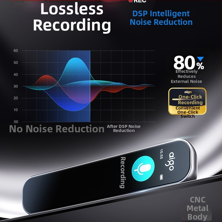 Patriot stilou de înregistrare digital, cu reducere a zgomotului în înaltă definiție, 128 MB memorie, model R3312, alimentare din brichetă auto și redare MP3