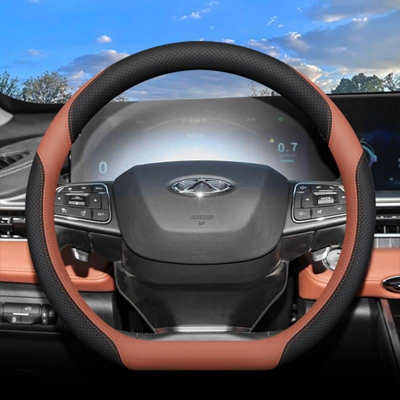 Chebaihu navlaka za volan — minimalistički stil, univerzalna ugradnja, za sve sezone, umjetna koža