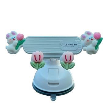 Držač telefona za automobil s vakuumskim nosačem na instrument ploču, univerzalni, nepunjen, karikatura dizajn