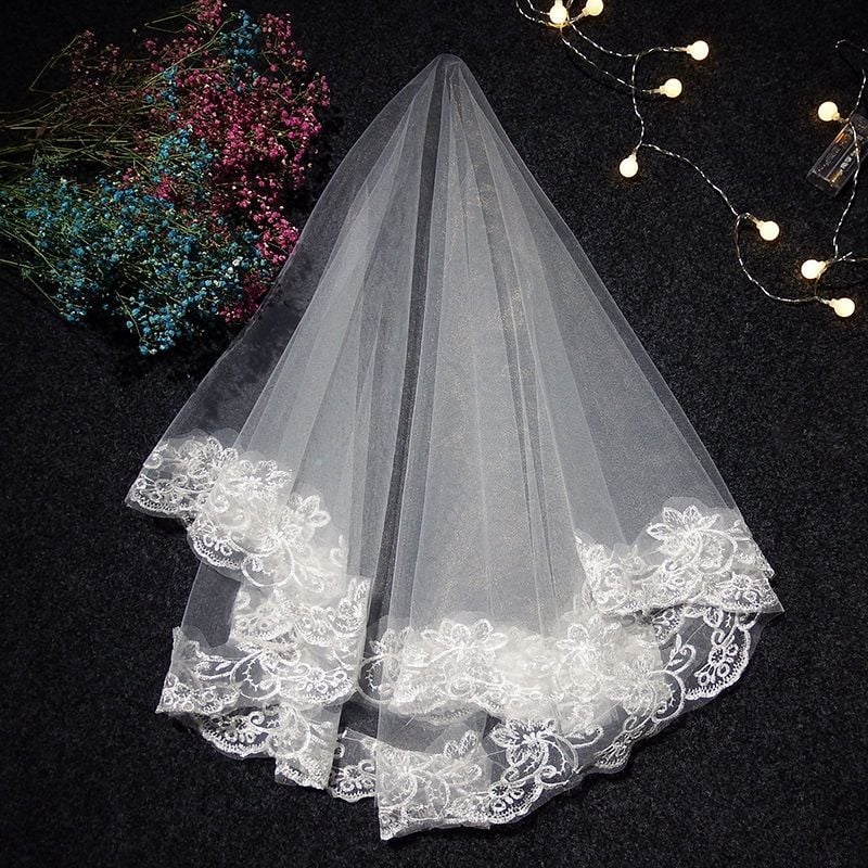 Воал и украса за глава, ултра фееричен стил, кратък моден проп за снимки от инфлуенсър, булчинско основно сватбено облекло, Марка Unique • Налично в склада • Лято 2021