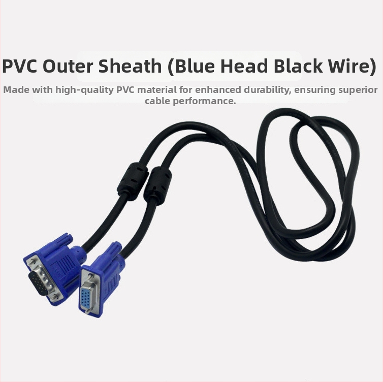 VGA kabelis - Vga3+5, vīrietis uz vīrieti