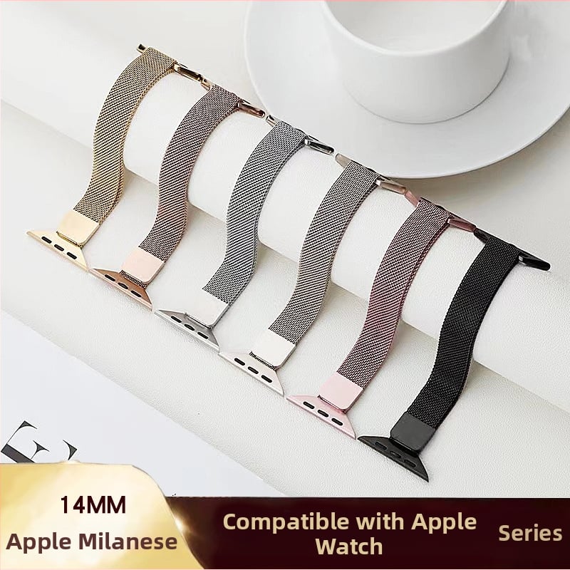 Baohong каишка за Apple Watch, неръждаема стомана, Миланез магнитна, женска