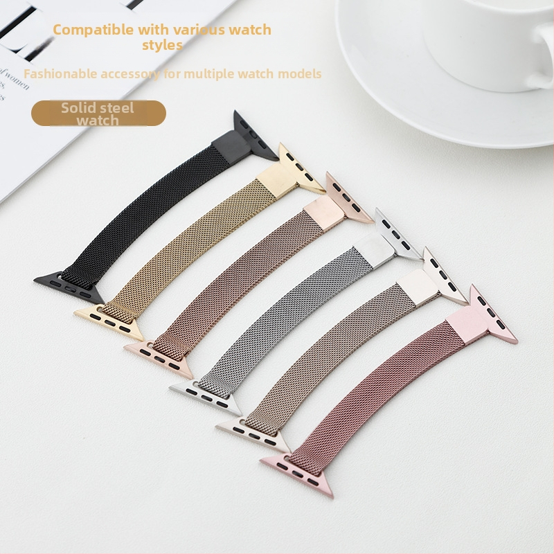 Baohong каишка за Apple Watch, неръждаема стомана, Миланез магнитна, женска