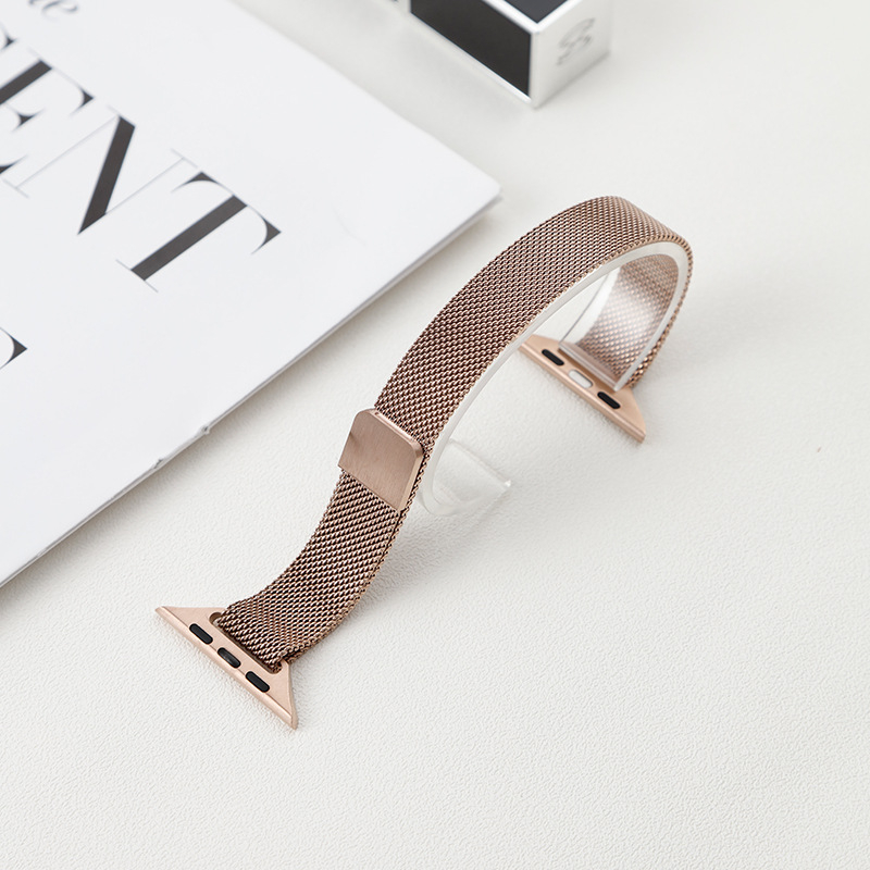 Baohong каишка за Apple Watch, неръждаема стомана, Миланез магнитна, женска