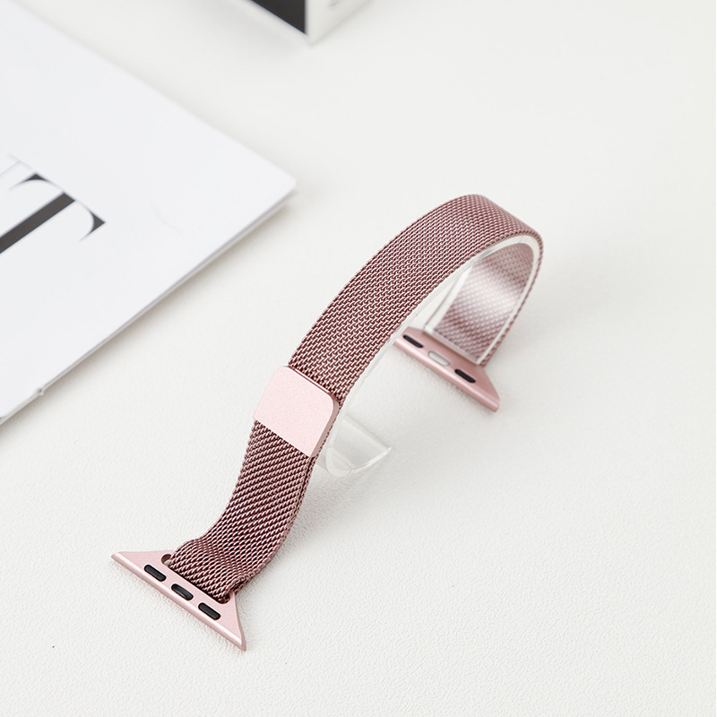 Baohong каишка за Apple Watch, неръждаема стомана, Миланез магнитна, женска