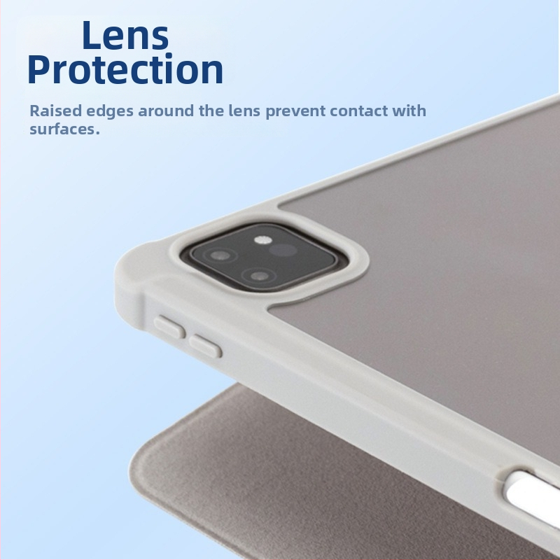 Silikoninis iPad apsauginis dėklas, plonas ir lengvas, sulankstomas flip dangtelis su magnetiniu stovu, automatinis miegas, suderinamas su Apple iPad (daugelis modelių)