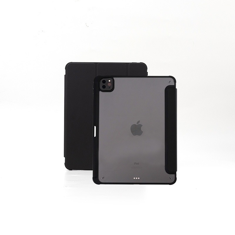 Silikoninis iPad apsauginis dėklas, plonas ir lengvas, sulankstomas flip dangtelis su magnetiniu stovu, automatinis miegas, suderinamas su Apple iPad (daugelis modelių)