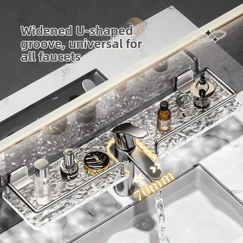 Alumiiniumsulamist vannitoa hoiukast, puurimata, liivapritsviimistlus, peegli ette paigaldatav, koormus 40 Jin, üks riiul