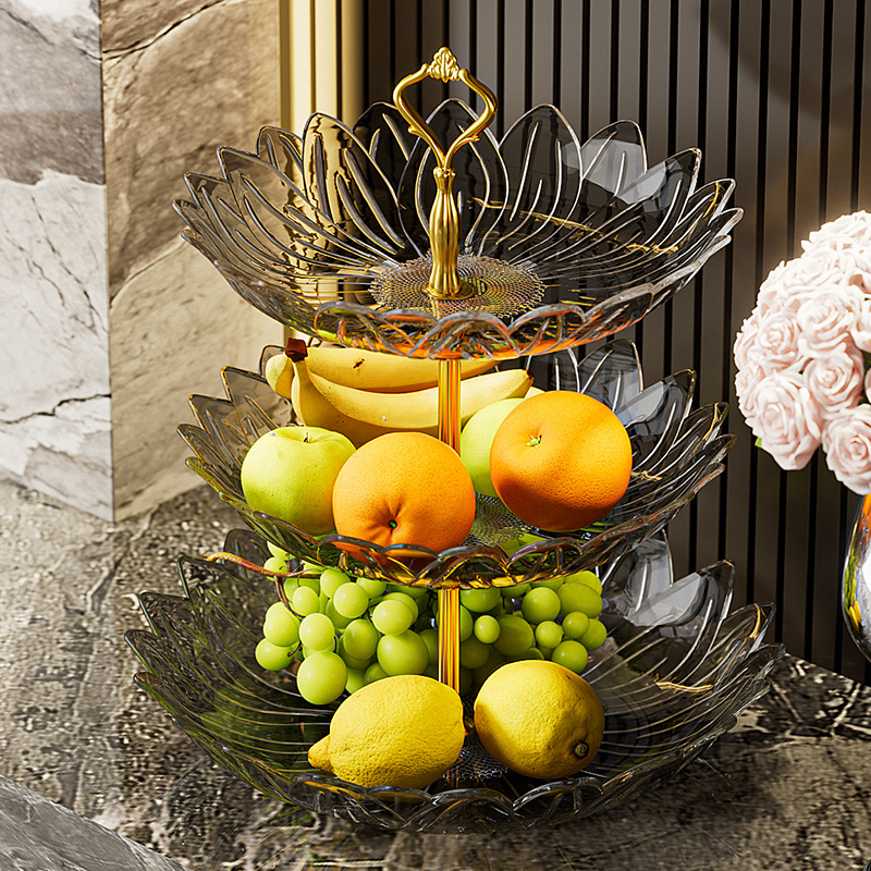 Műanyag gyümölcstál, Xijueya márka, modern minimalist stílus, 2025-ben bemutatva