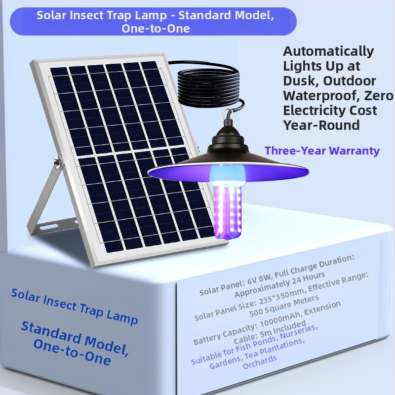 Lipnioji komarų gaudyklė lauke, 10 m² aprėptis, rankinis elektrinis veikimas, be baterijų