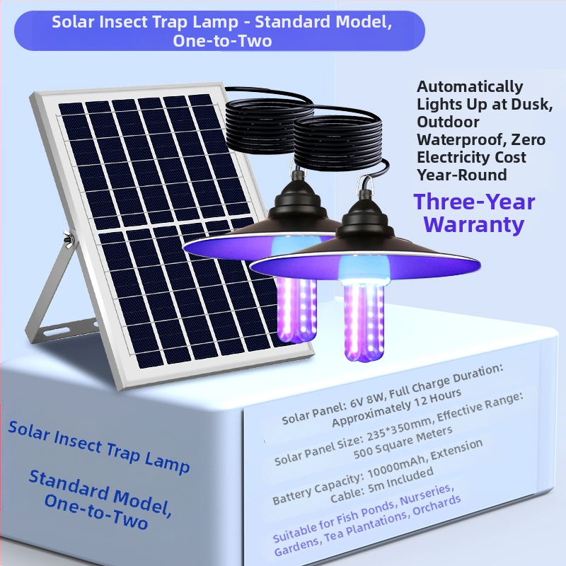 Lipnioji komarų gaudyklė lauke, 10 m² aprėptis, rankinis elektrinis veikimas, be baterijų