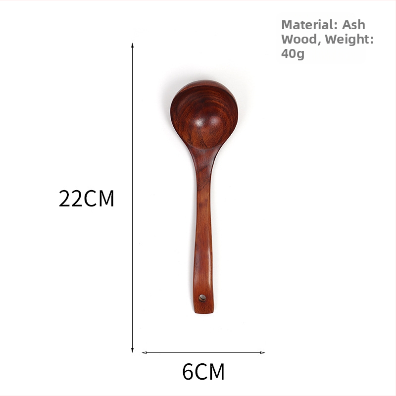 Koka ēdiena gatavošanas lāpstiņa nepieķepjošām pannām, anti-slīdēšana, anti-apdedzināšana, koks, logotipa druka, pielāgošana, privātā zīmola iespēja