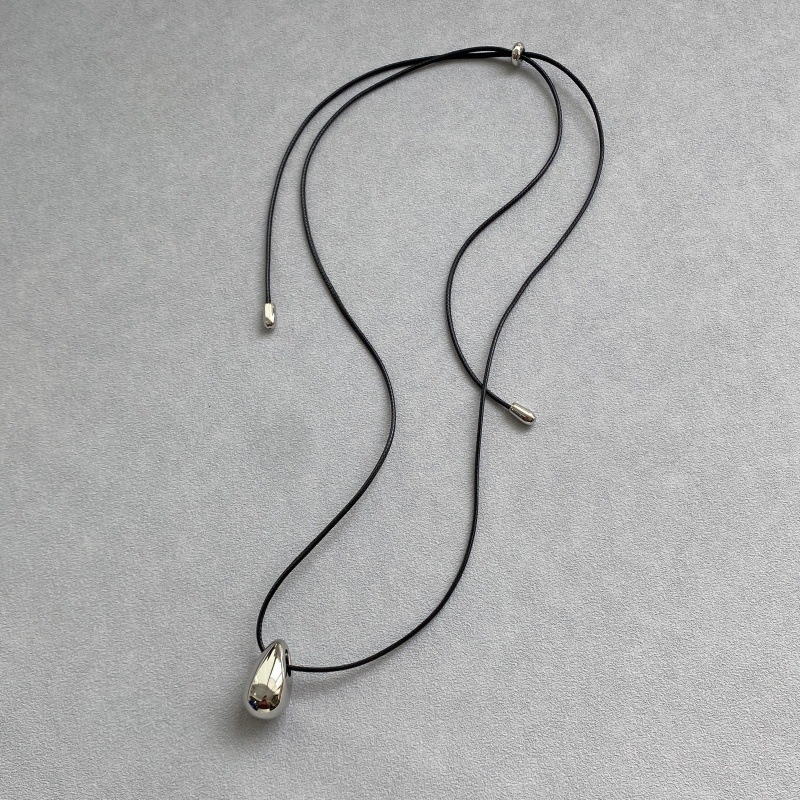 Colier unisex din cupru, cu zale regulate, placare electroplatină, stil lux ușor.