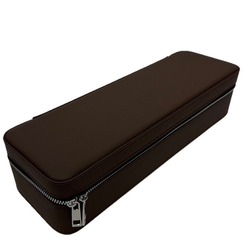 Kutija za pohranu satova, 6 pretinaca, prijenosna PU koža, zatvarač, zaštita od prašine, otpornost na pad