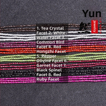 Abner prirodne kristalne perle – labave perle, facetirane, stil visoke klase, brušenje i poliranje