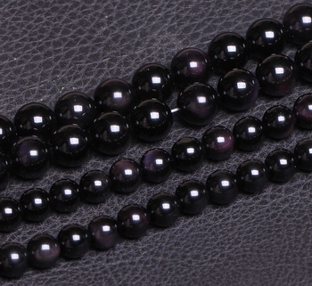 Obsidijan kuglice, slobodne, poluproizvodi, okrugle, brušene