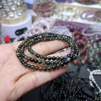 Narukvica od turmalina, ručno izrađene perle, unisex, svježi i sladak stil, porijeklo Shantwei