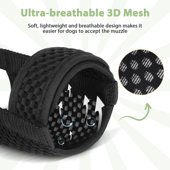 Αναπνεόμενο διχτυωτό φιμωτρο σκύλου με προστασία από δάγκωμα, γάβγισμα και μασούλημα – 100 τεμάχια