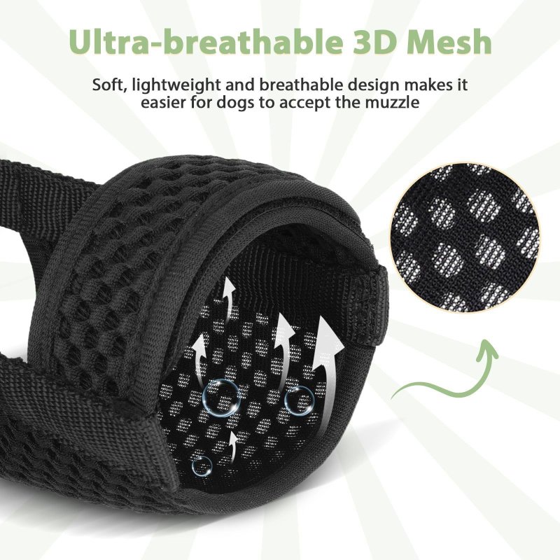 Αναπνεόμενο διχτυωτό φιμωτρο σκύλου με προστασία από δάγκωμα, γάβγισμα και μασούλημα – 100 τεμάχια