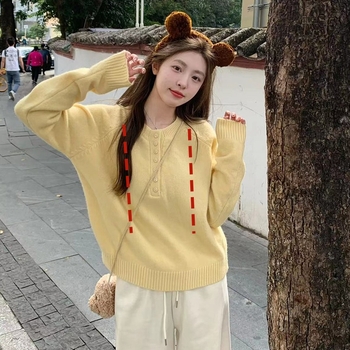 Set din două piese pentru alăptat: pulover și pantaloni, tricot din lână, 50–70% lână, toamnă 2024