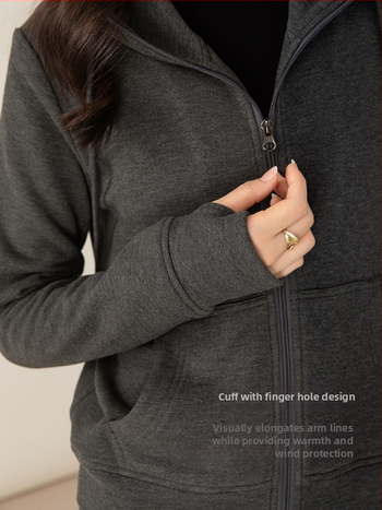 Xinge set sport feminin din imitație de cașmir, două piese cu hanorac și pantaloni, iarna 2025, stil casual japonez-coreean, croi lejer, viscoză 30–50% și acrilic până la 30%