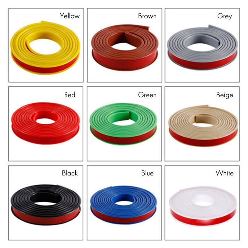 PVC mala lente pickleball raketei, U formas gumijas blīve, ekstrudēta plāna lente, pielāgojama