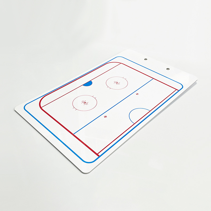 JIANNA хокейен тактически борд – двустранен, преносим, изтриваем, PVC