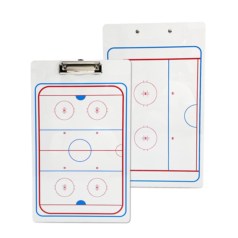 JIANNA хокейен тактически борд – двустранен, преносим, изтриваем, PVC