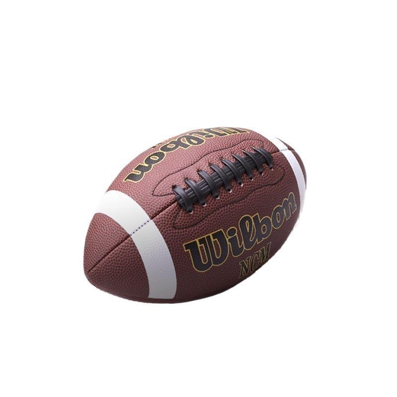 Amerikietiškas futbolas – standartiška žaidimo kamuolys, PP medžiaga, mašininis siuvimas, regbio kategorija, be pritaikymo