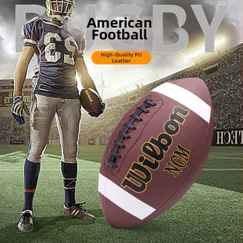 Amerikos futbolo treniruočių standartas Nr. 9 – dilimui atspari PP medžiaga, mašininis siuvimas, be logotipo, regbio įranga