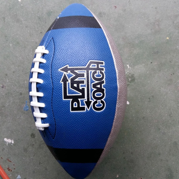 Black Horse PU regbio kamuolys, mechaniniu siuvimu, britų stilius, trys modeliai