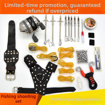 Fish shooting slingshot készlet – Pisces Fortress márka, teljes felszerelés