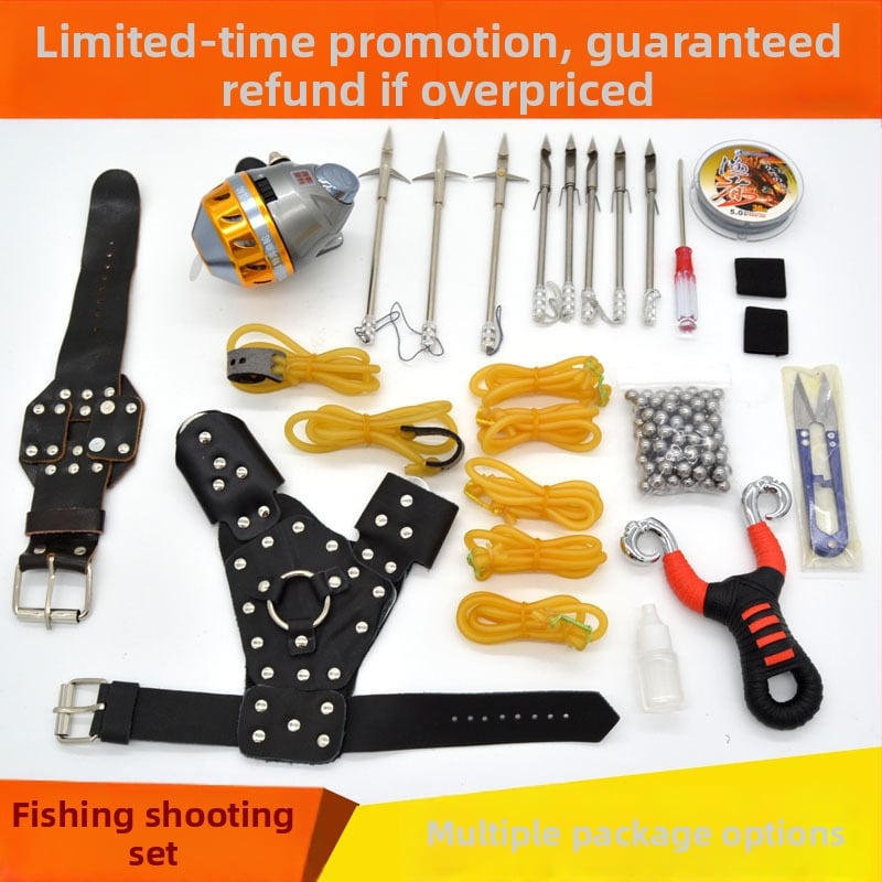 Fish shooting slingshot készlet – Pisces Fortress márka, teljes felszerelés