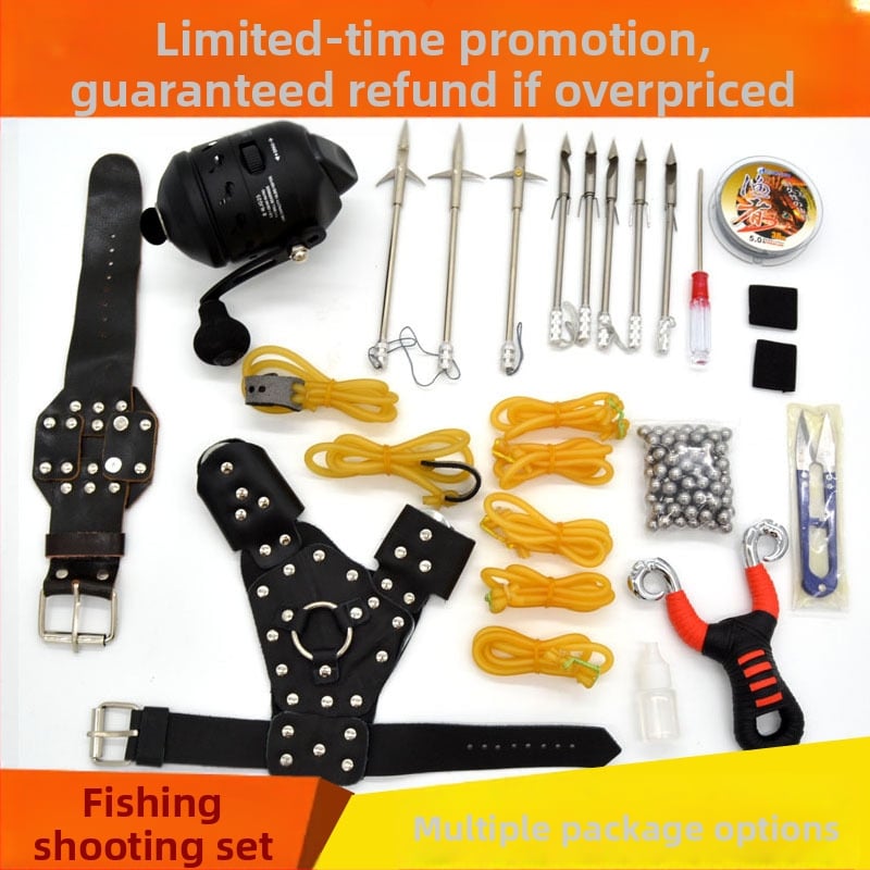 Fish shooting slingshot készlet – Pisces Fortress márka, teljes felszerelés