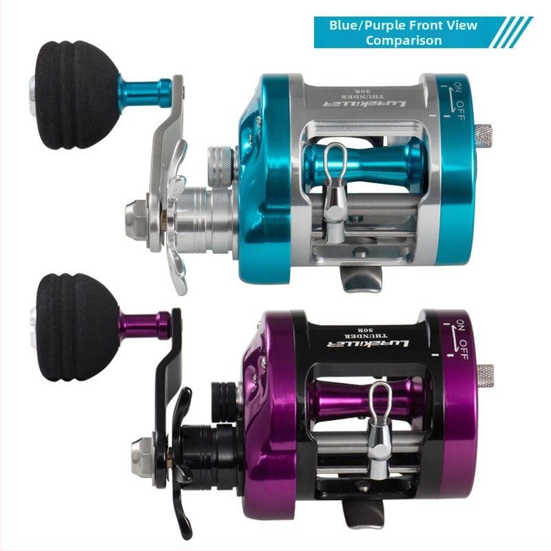 Mulinet za pecanje, potpuno metalna konstrukcija, namijenjena offshore ribolovu s brodom, model Thunder 30R, kapacitet najlona 12 kg