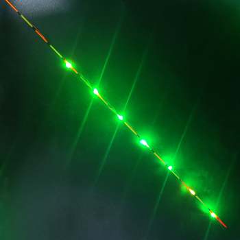 Akkumulátoros LED horgászbot világítás, 3-LED jelzőfény, hatótávolság 50 m-ig (elemek nélkül)