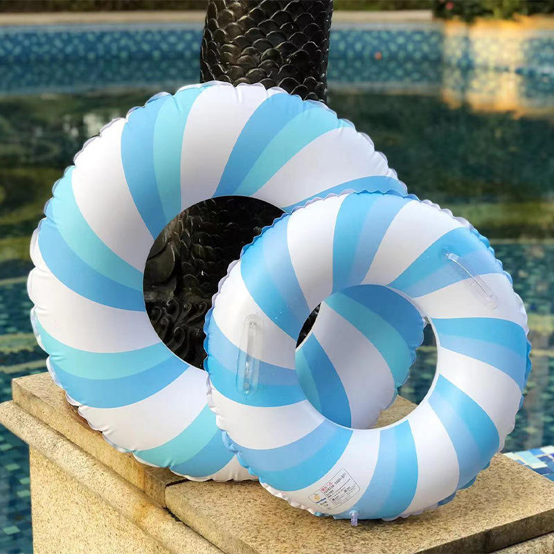 Suaugusiųjų pripučiamas PVC baseino žiedas – 0,25 mm PVC storis, spausdintas raštas, rankinis pripūtimas