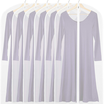 PEVA medžiagos drabužių dangtelis spintos laikymui – dulkių ir drėgmės atsparus, paprastas modernus dizainas namų saugojimui