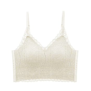 Viengubos V kaklo viršūnė su nėrinių nugara, 3D trikampiai puodeliai, 3/4 puodeliai, liemens ilgis, ruduo–žiema, kvėpuojantis ir patogus